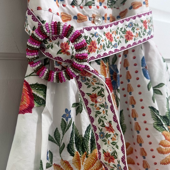 NWT FARM RIO Off-White Bloom Garden Romper - Picture 5 of 7